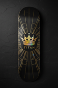 TITAN Crown Edition Crown Empire Skateboard Deck