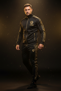 TITAN Men's Gold Lion Track Suit — Exclusive Black & Gold Jacket & Pants Set 🖤⚡ (S–3XL)
