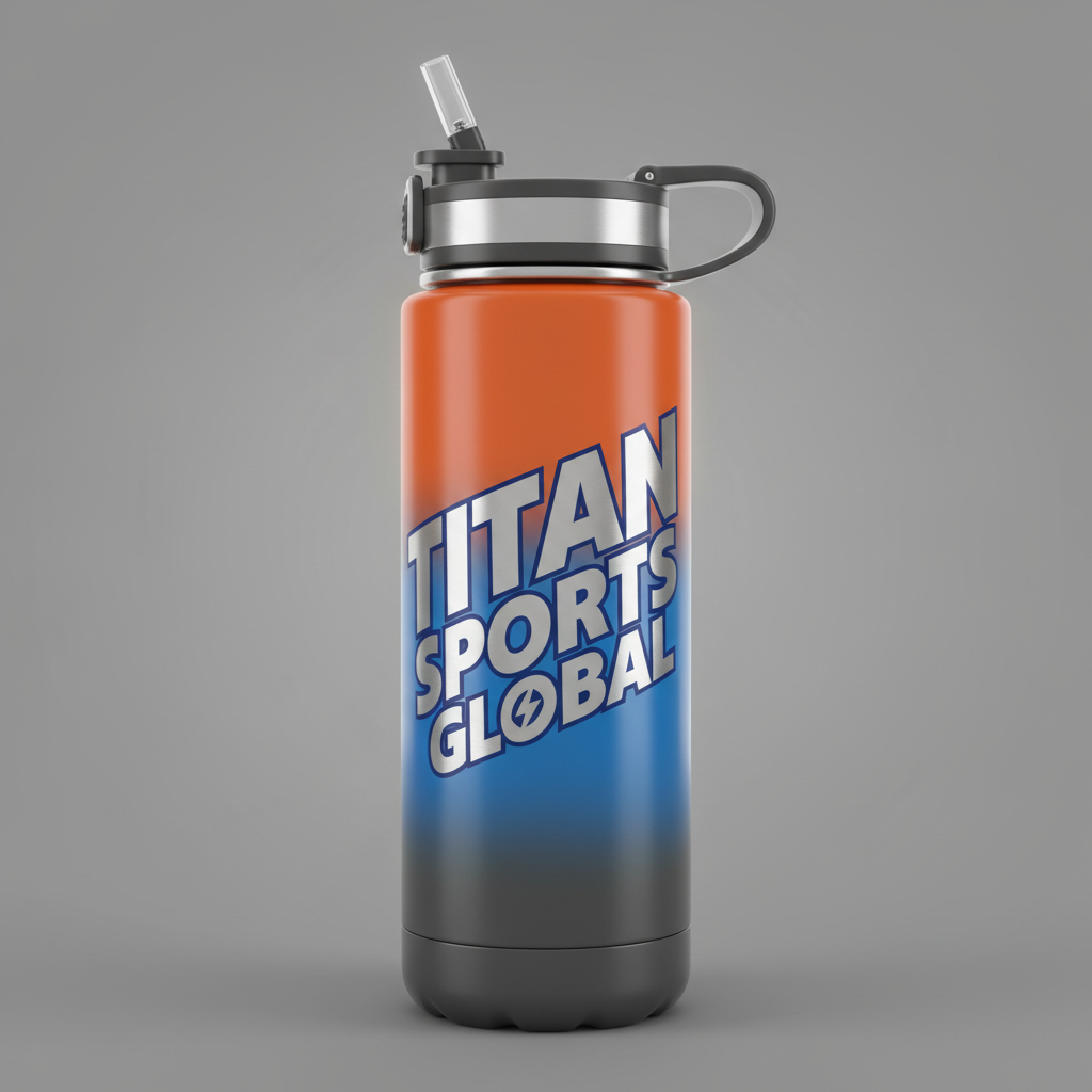 TITAN SPORTS GLOBAL 32oz Insulated Sports Water Bottle