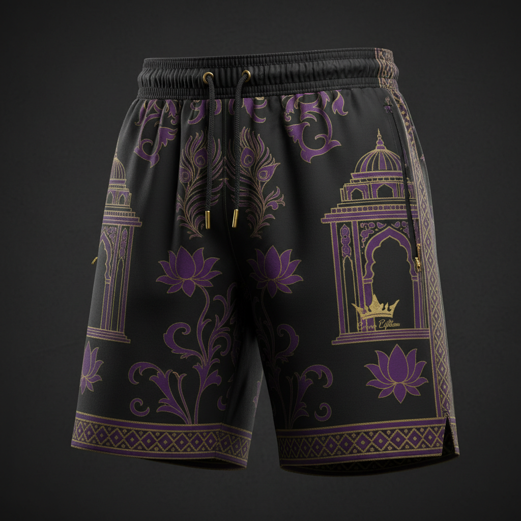 TITAN Indian Rajput Warrior Training Shorts — Maharaja Edition