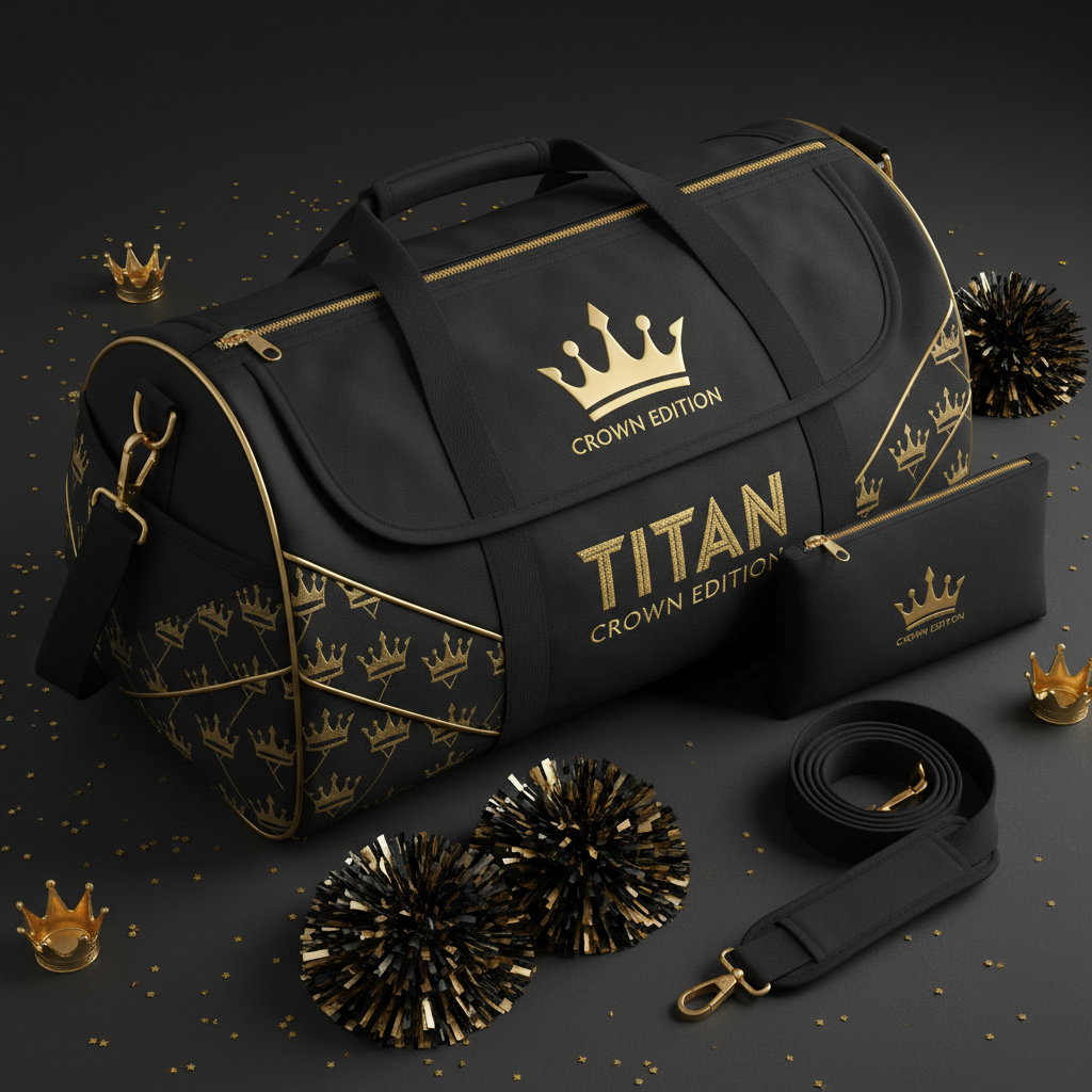 TITAN Crown Edition Cheerleading Team Duffel Bag