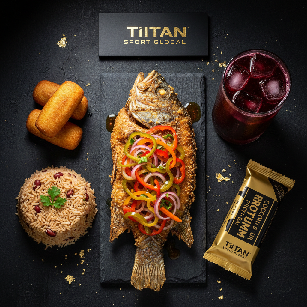 TITAN Crown Jamaican Escovitch Fish high-protein weekly monthly meal plan bundle