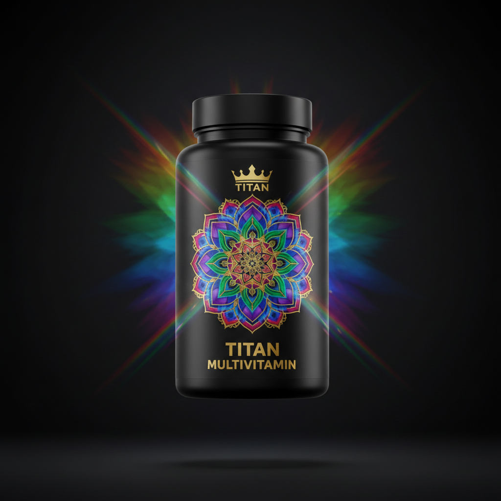TITAN Multivitamin Complete Daily Formula 90 Tablets supplement bottle