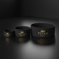 TITAN Crown Edition Fabric Booty Resistance Bands matte black gold