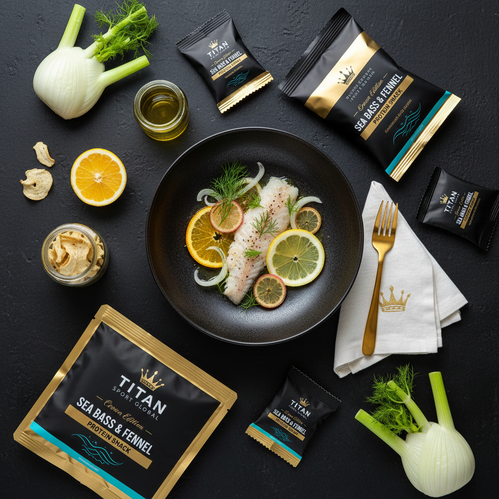 TITAN High-Protein Sea Bass & Fennel Snack Pack