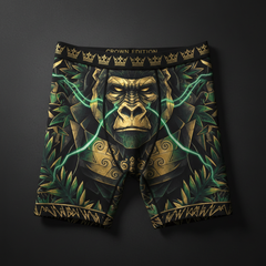 TITAN Men's Compression Shorts — Gorilla King Crown Edition
