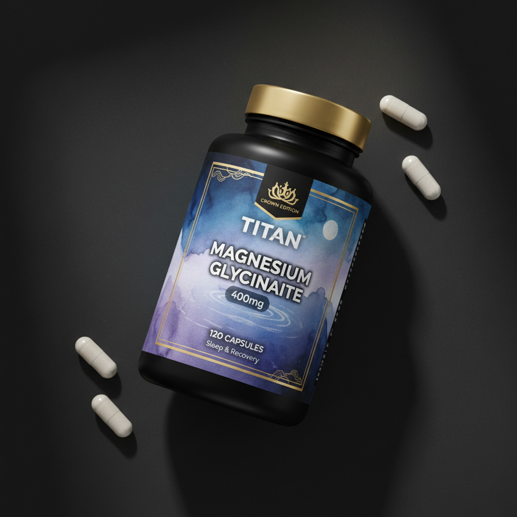 TITAN Magnesium Glycinate - 400mg Sleep & Recovery 120 Capsules