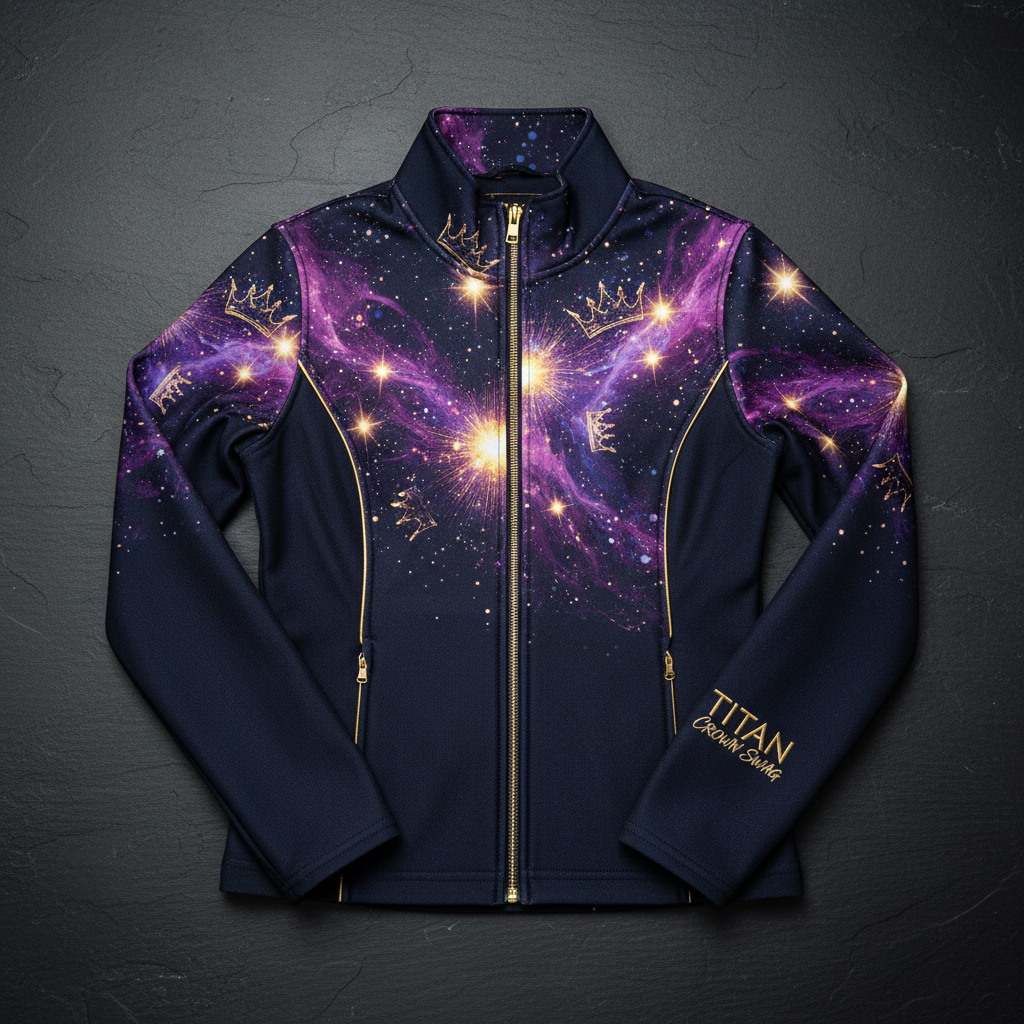 TITAN Women's Cosmic Burst Crown Softshell Jacket — Supernova Queen SWAG Edition