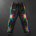 TITAN Women's Rainbow Crown Joggers flat lay