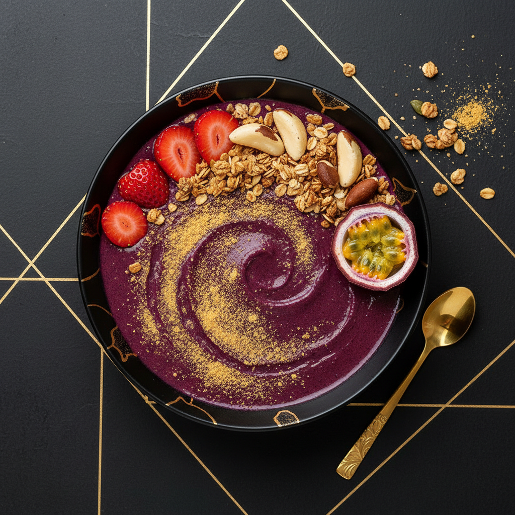 TITAN Brazilian Açaí Guaraná Energy Bowl — premium vegan breakfast meal plan