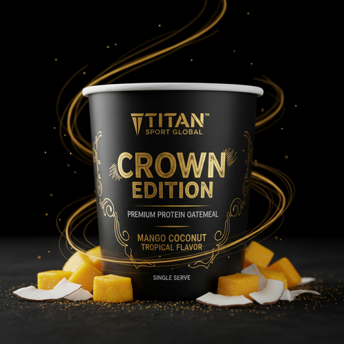 Crown High-Protein Mango Coconut Oatmeal Cup