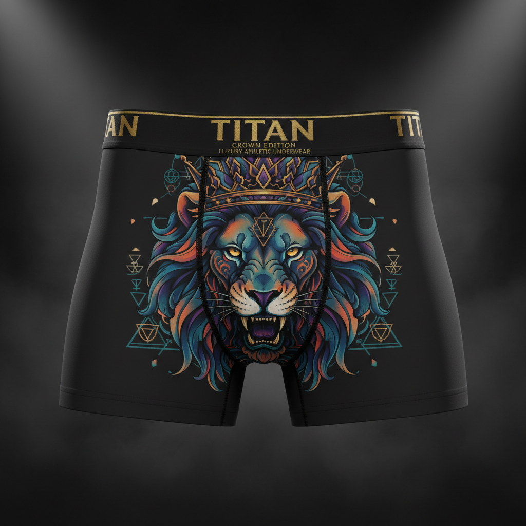 TITAN Men's Lion King Sacred Crown Trunks — Crown Edition