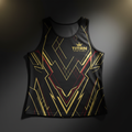 TITAN Running Tank Top Elite - Lightweight Mesh Running Tank with 24K Gold Reflective Logo