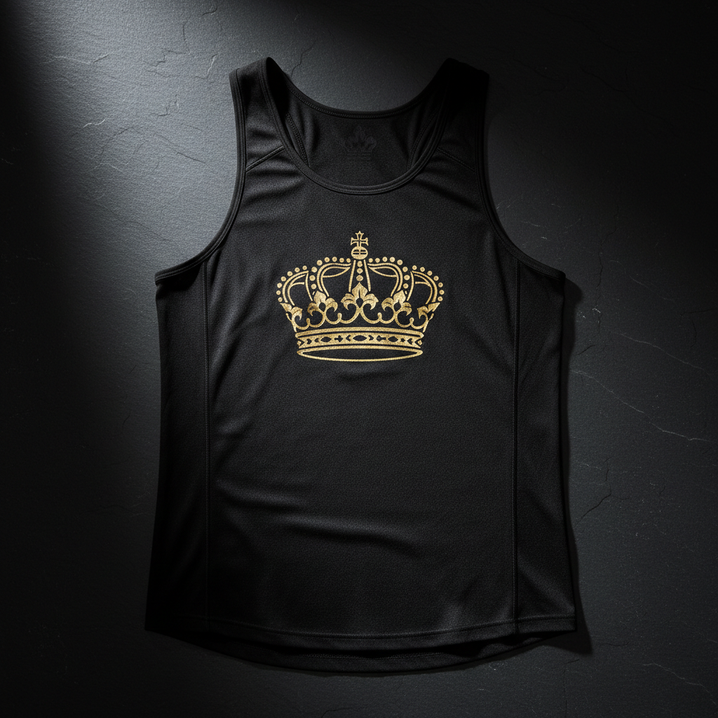 TITAN Crown Tank Top Midnight Black