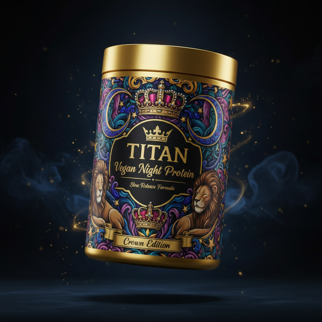 TITAN Vegan Night Protein Slow Release — Crown Edition