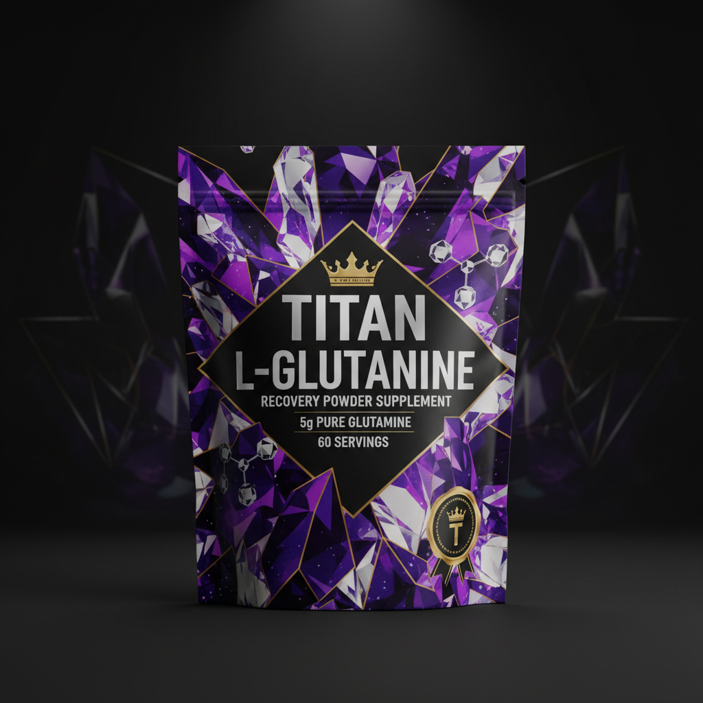 TITAN Glutamine - L-Glutamine Recovery Powder 60 Servings