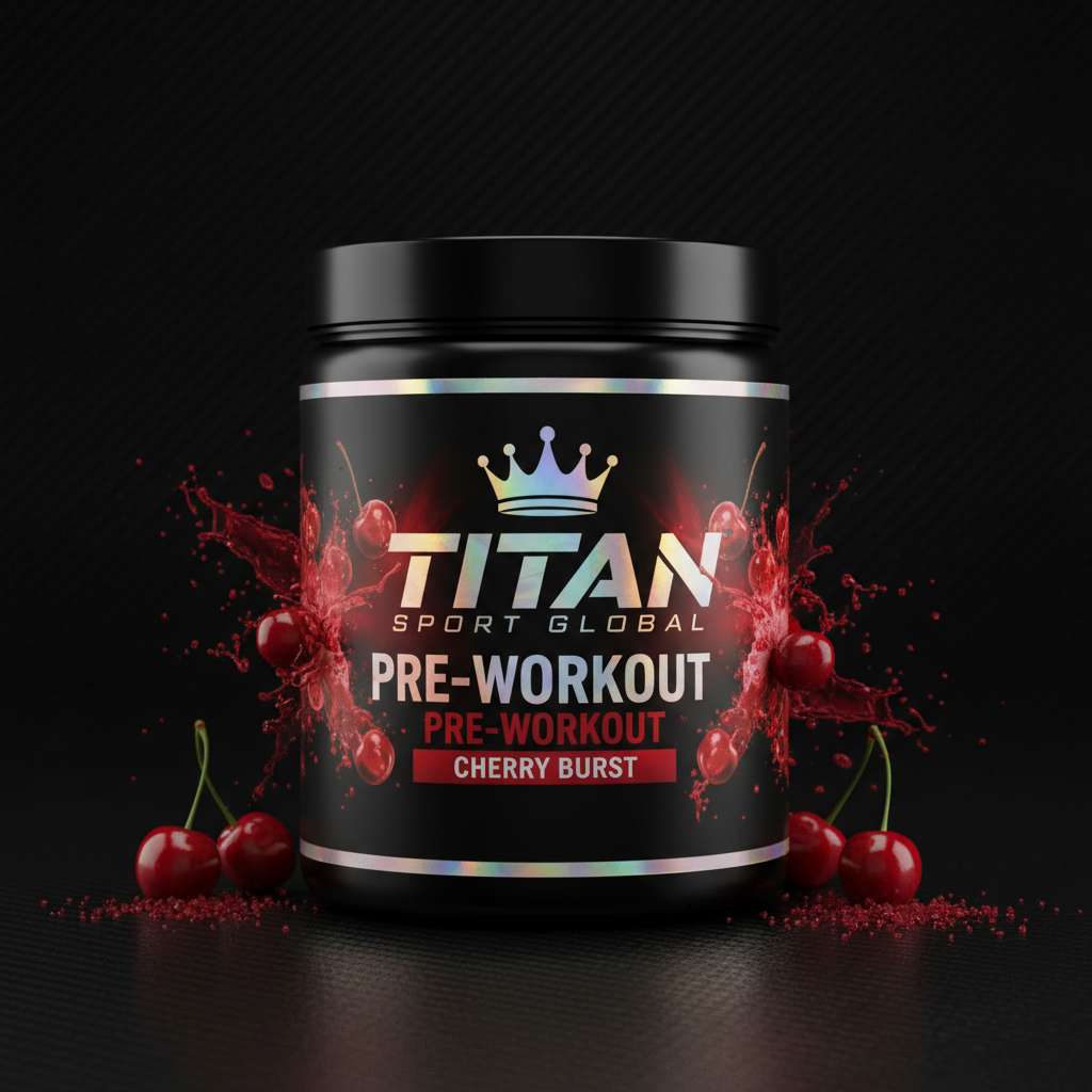 TITAN Cherry Bomb Pre-Workout Crown Edition