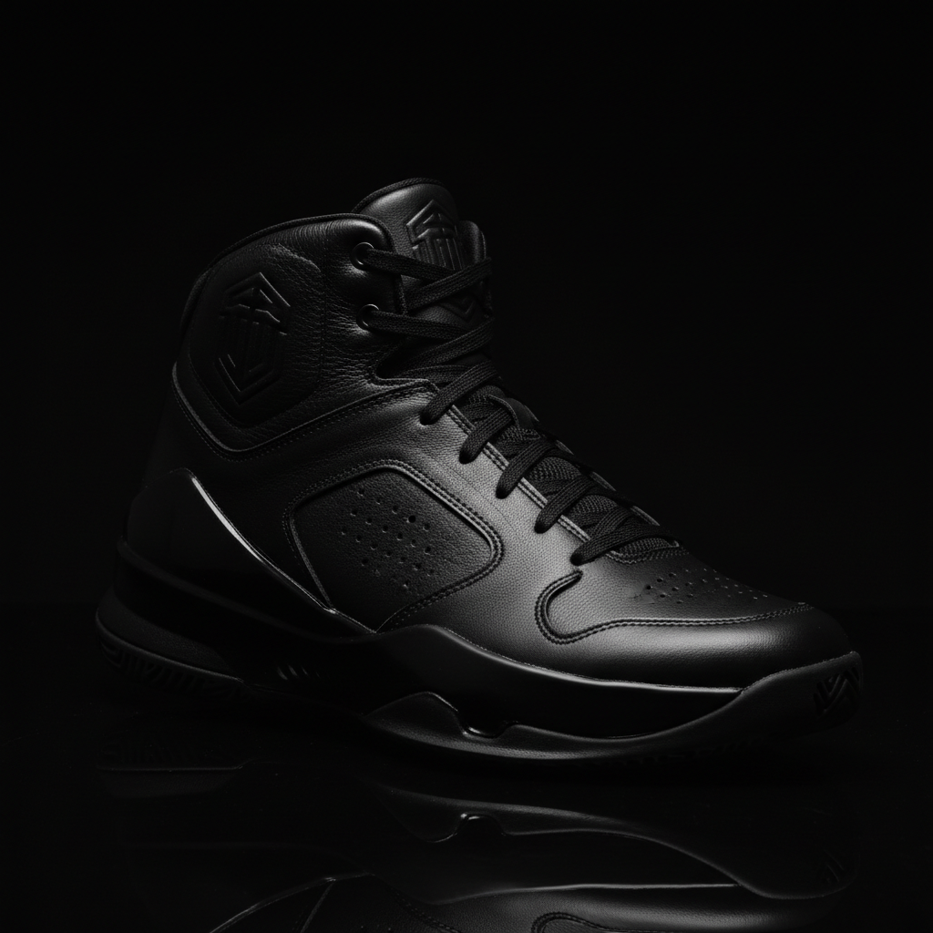 TITAN Court King Basketball Shoe All Black