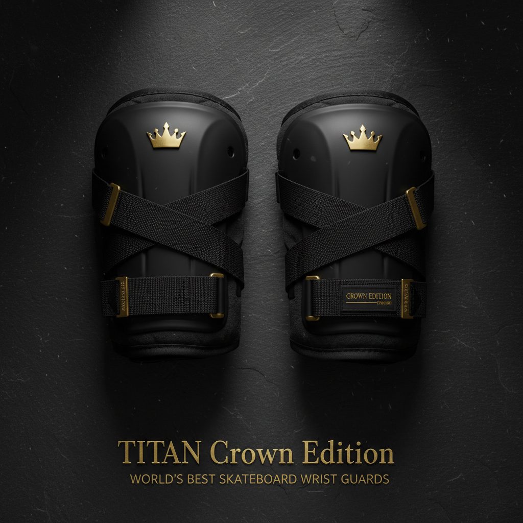 TITAN Crown Edition World's Best Skateboard Wrist Guards