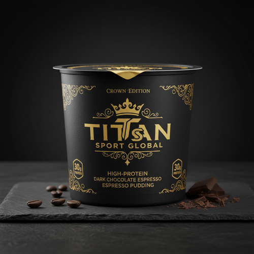 Crown Dark Chocolate Espresso Protein Pudding Cup — TITAN SPORT GLOBAL