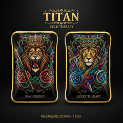 TITAN Ice Pack - Reusable Gel Cold Therapy 2-Pack