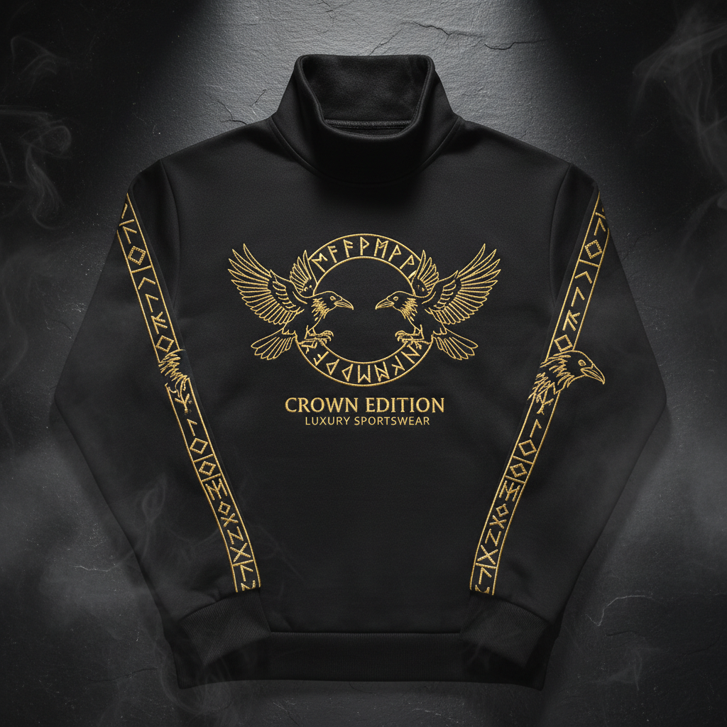 TITAN Viking Runes Crewneck Turtleneck — Odin Edition