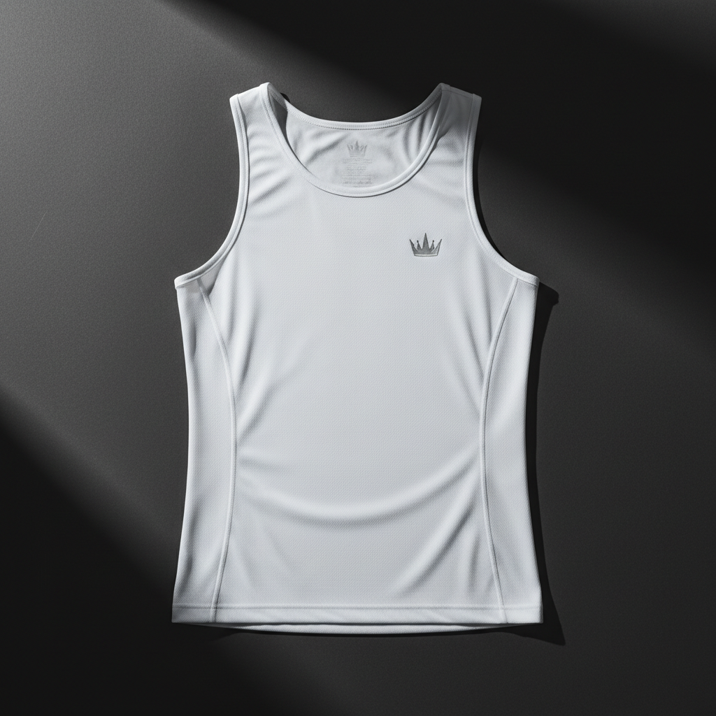 TITAN Crown Tank Top Arctic White