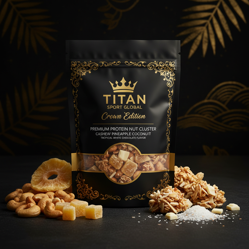 Crown High-Protein Piña Colada Cashew Clusters