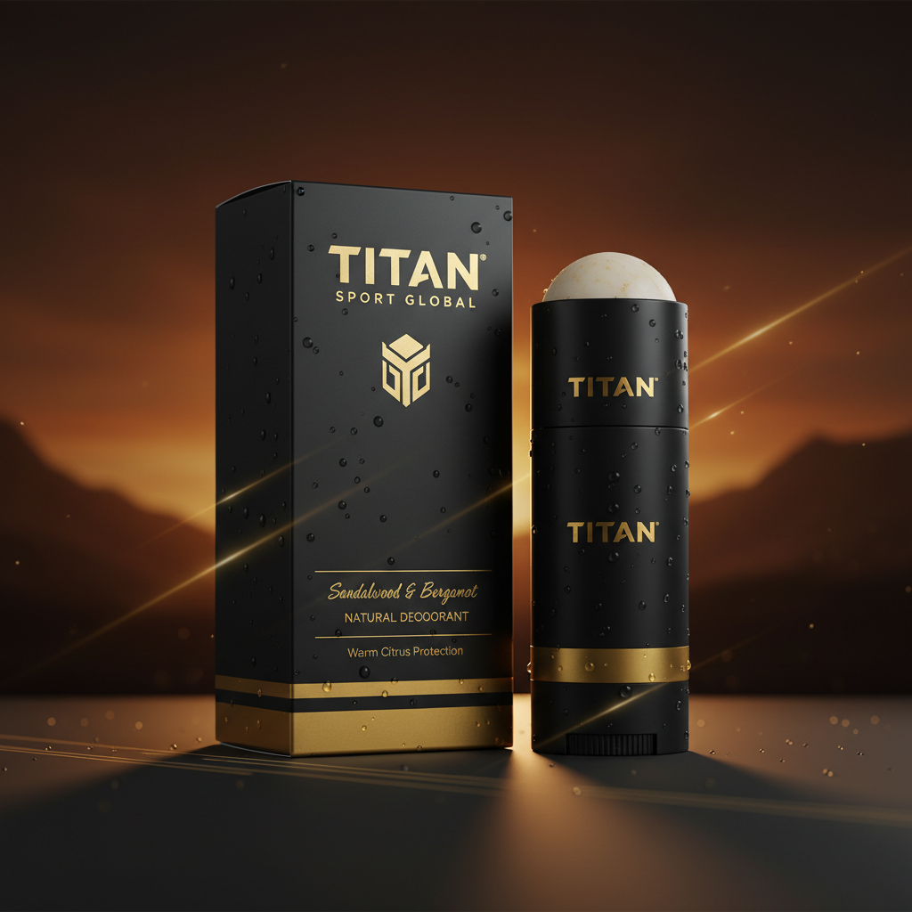 TITAN HIM Natural Deodorant Sandalwood & Bergamot