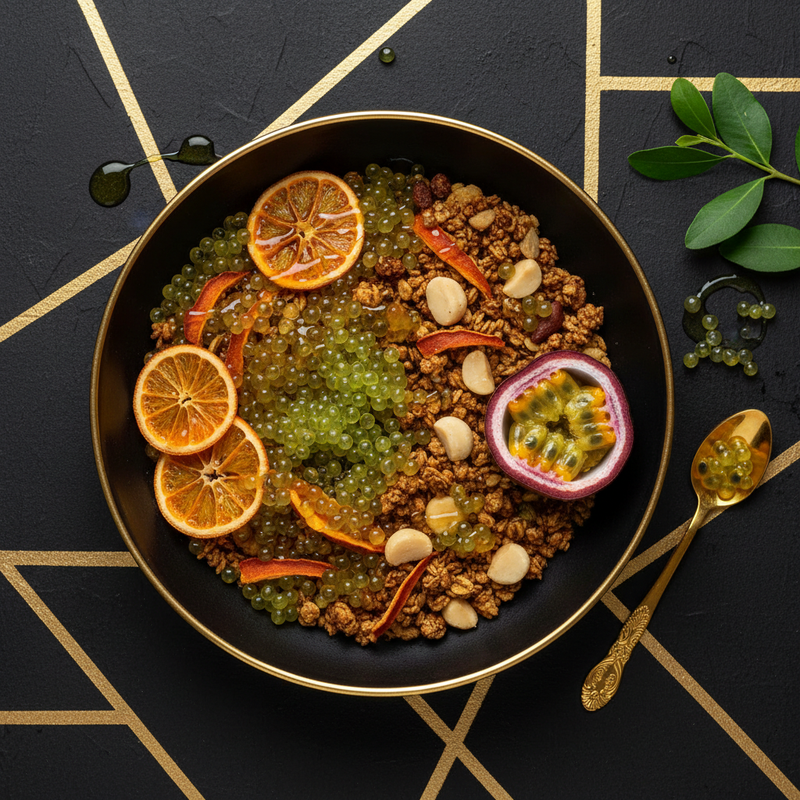TITAN Australian Bush Tucker Crown Bowl — premium vegan breakfast meal plan