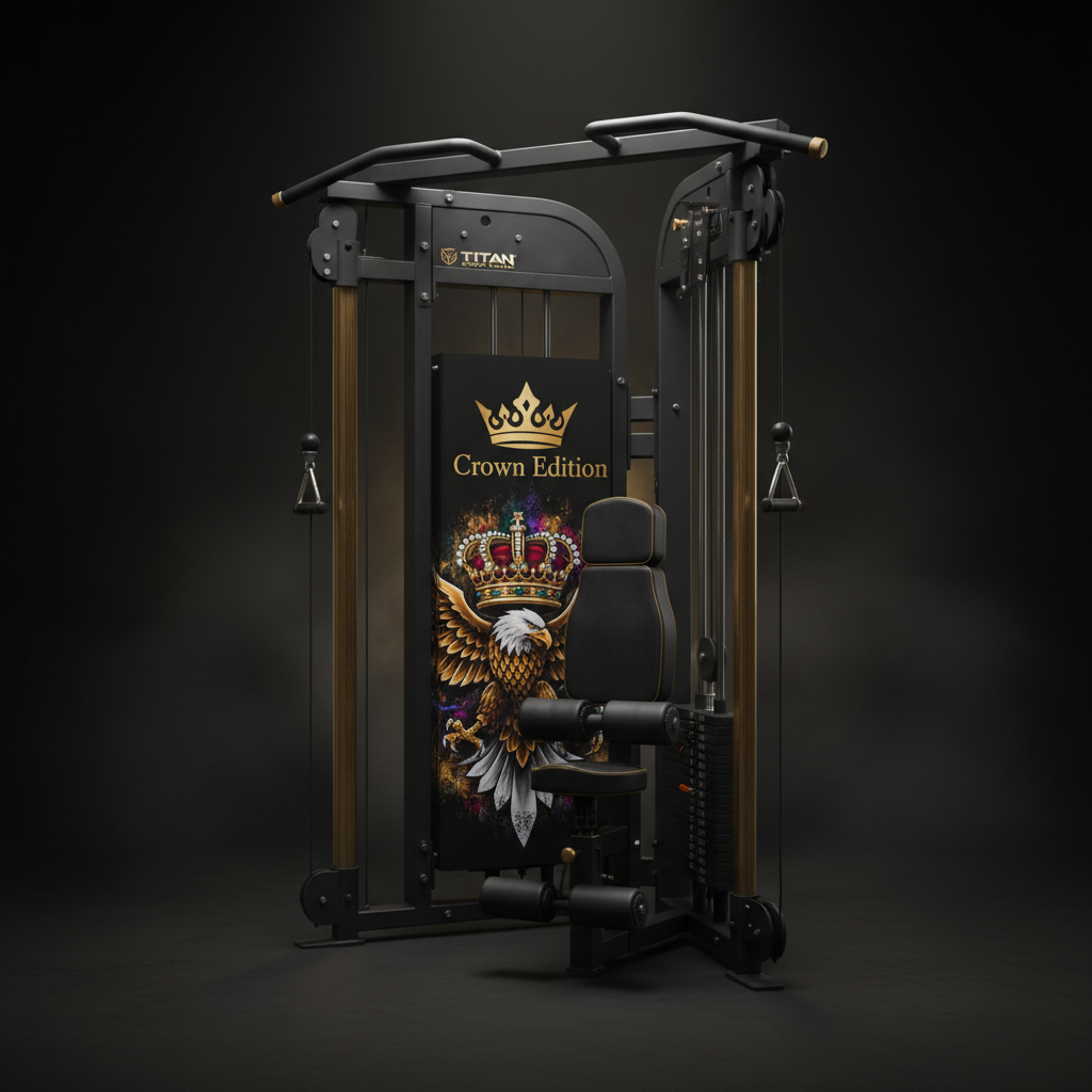 TITAN Crown Edition Lat Pulldown & Low Row Machine