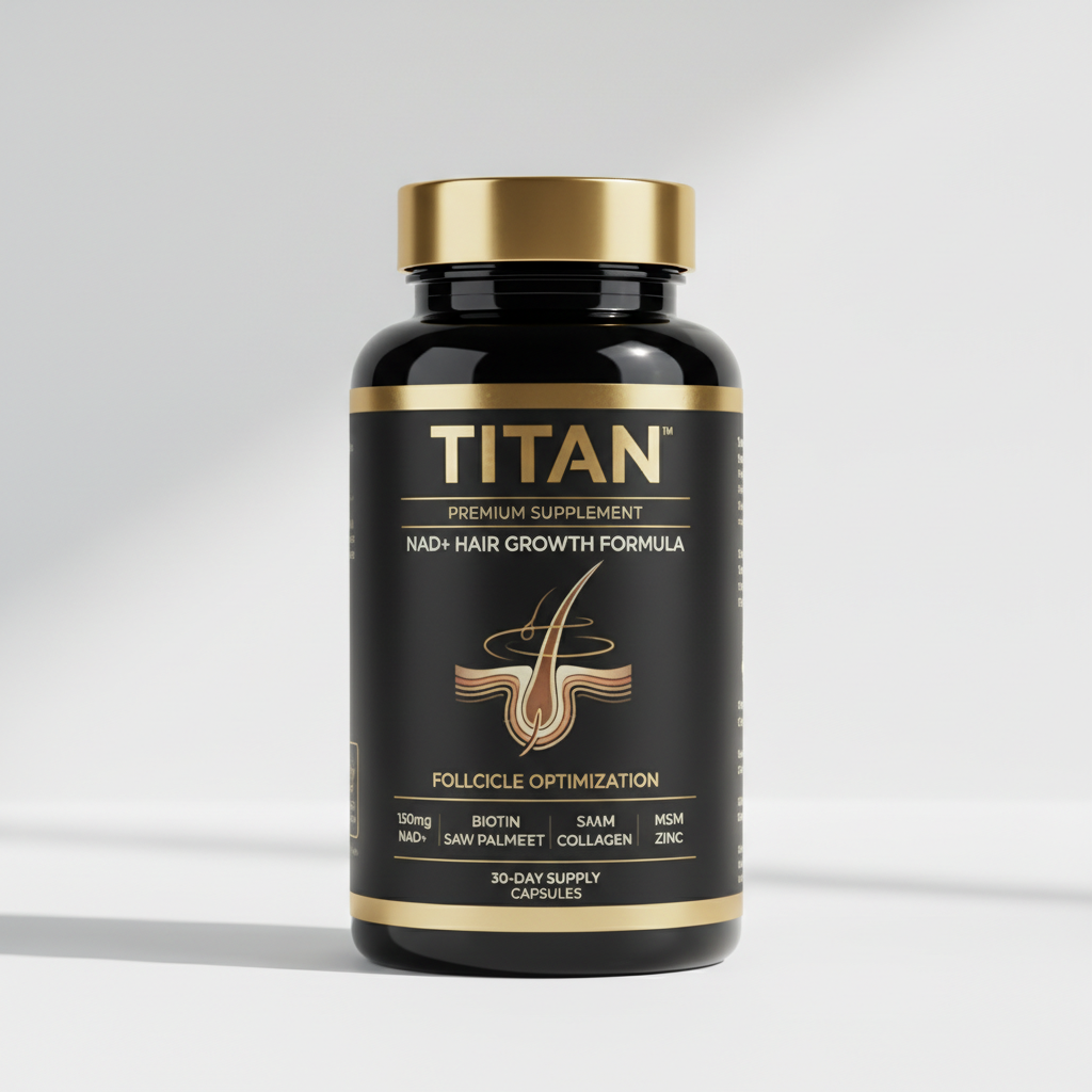 TITAN NAD+ Hair Growth Formula - Follicle Optimization