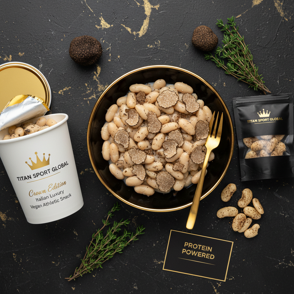 TITAN High-Protein White Bean & Black Truffle Crown Snack Cup