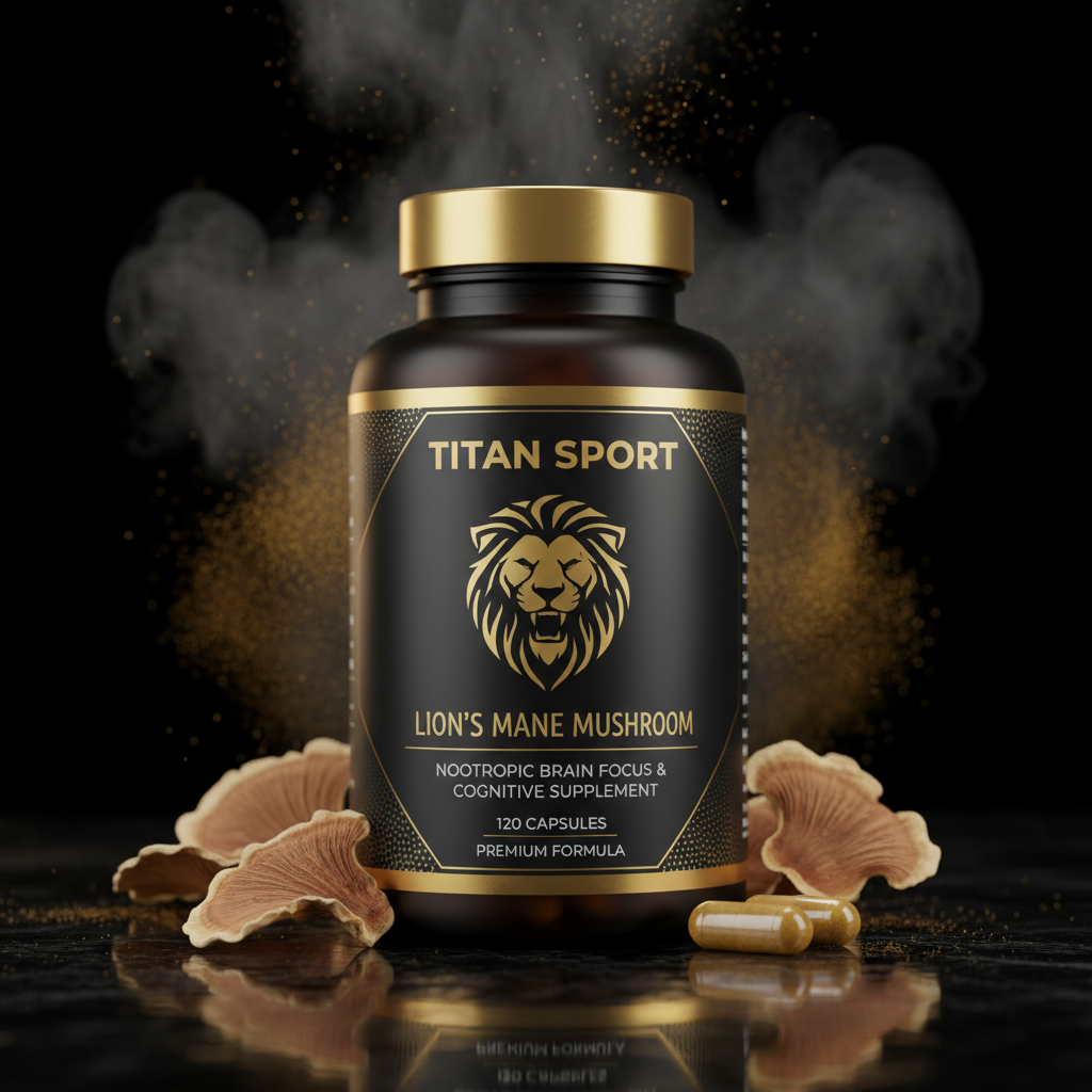 TITAN Lion's Mane Mushroom - Nootropic Brain & Focus