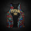 TITAN Private Label Tank Top - Black & Gold Crown Edition