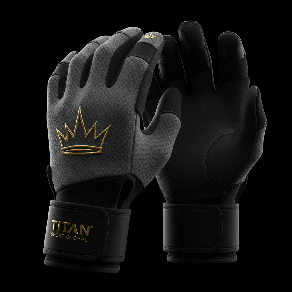 TITAN Off-Grid Gym Gloves — Carbon Crown SWAG