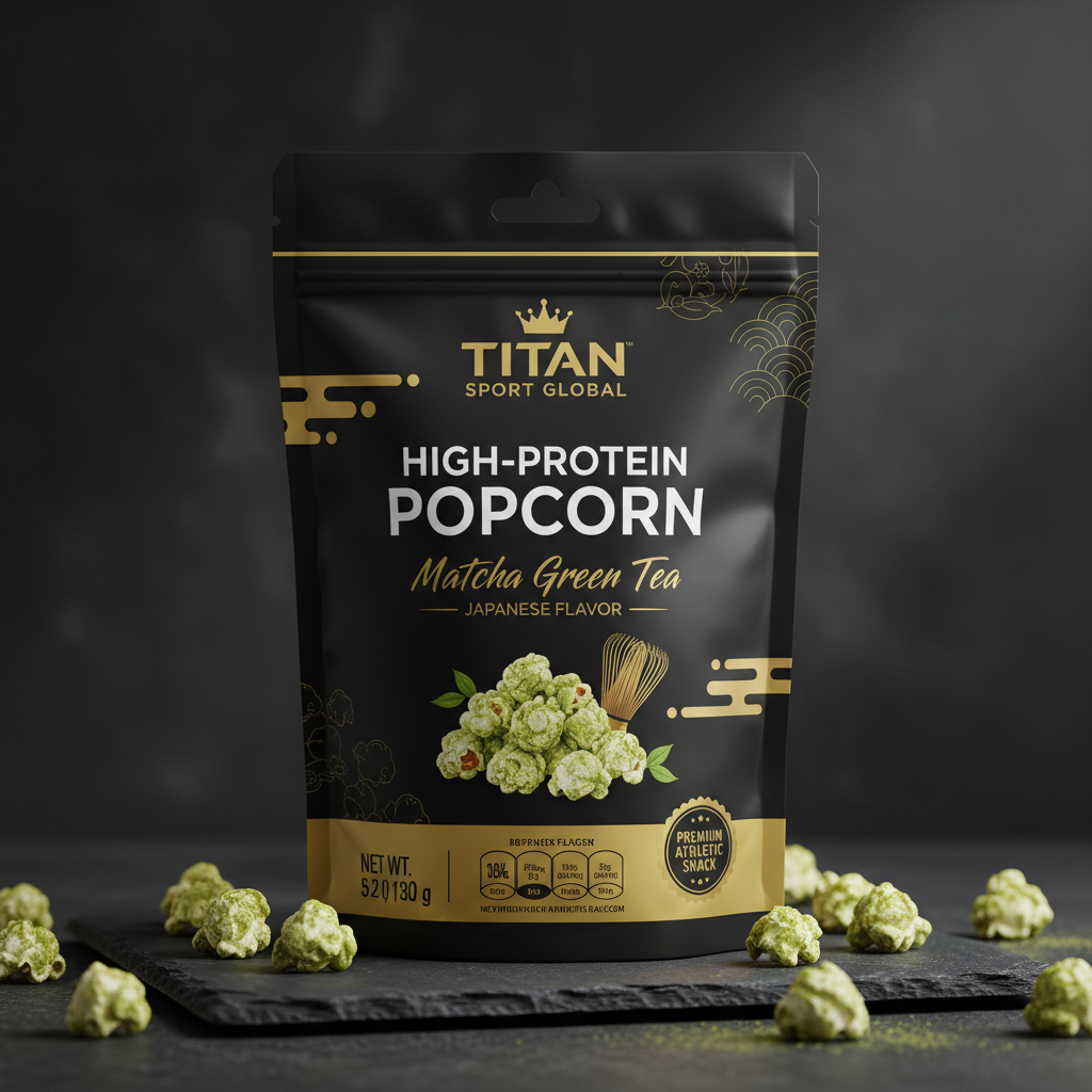 Matcha Green Tea Protein Popcorn — TITAN SPORT GLOBAL