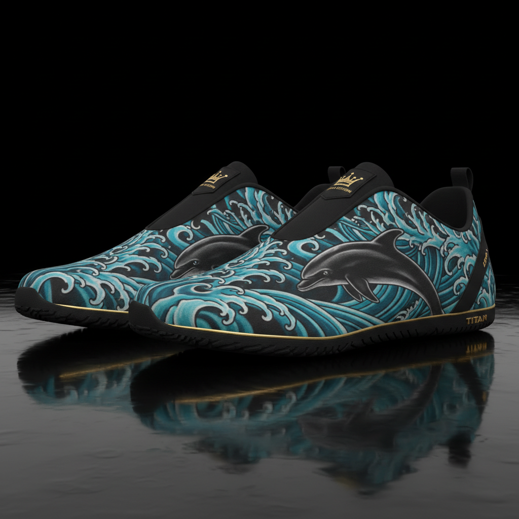 TITAN Dolphin Wave Swim & Water Shoe Crown Edition