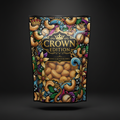 TITAN Cashew & Macadamia Luxury Nut Mix — Crown Edition bold tattoo-style artwork