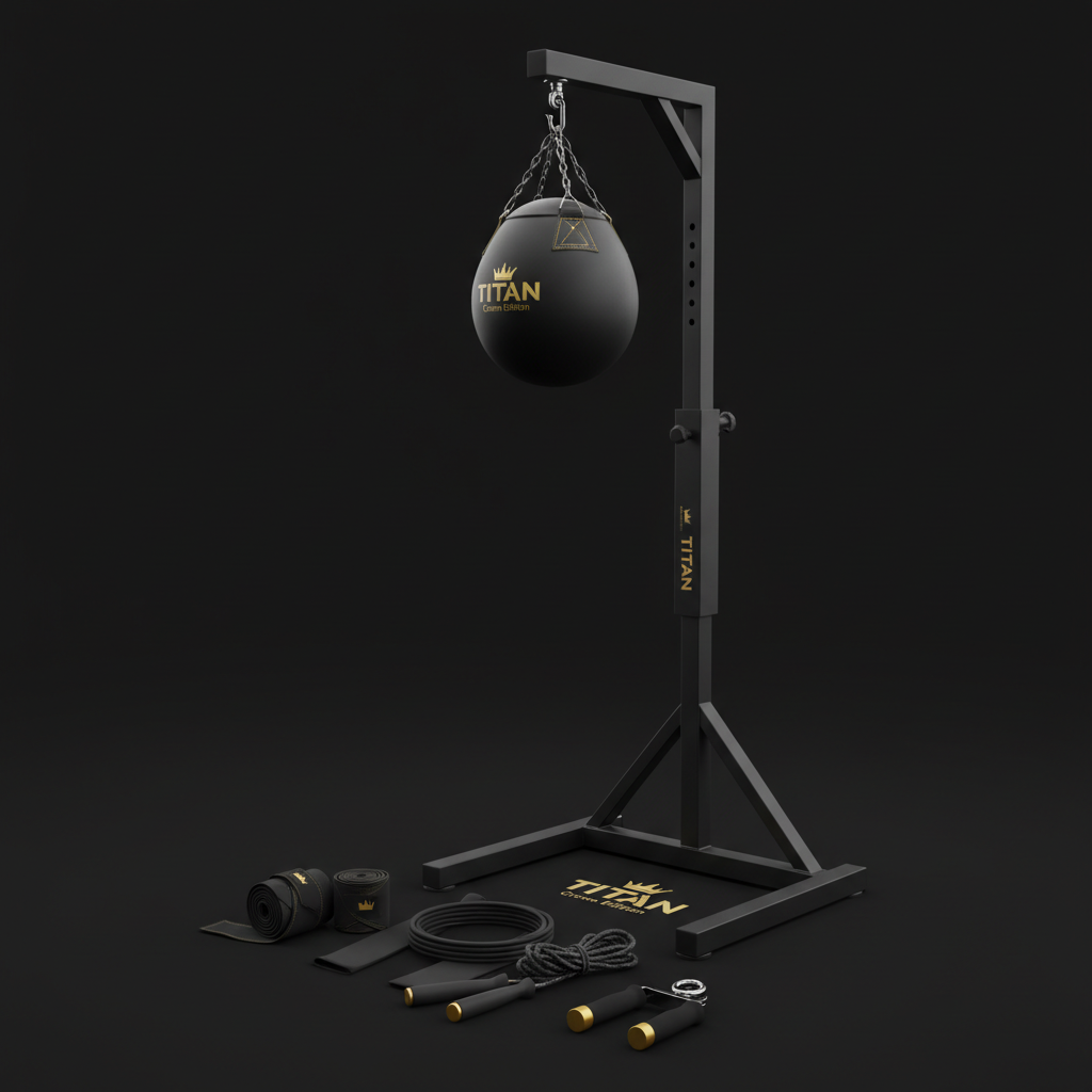 TITAN All-In-One Boxer's Hand Speed & Power Home Gym Kit — Crown Edition