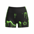 TITAN Neon Drip Crown Women’s Shorts — Crown SWAG Edition