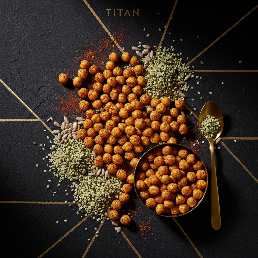 TITAN Roasted Chickpea Crunch Snack