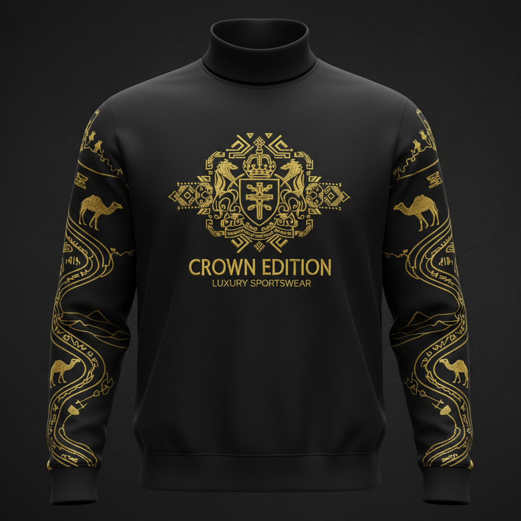 TITAN Songhai Empire Crewneck Turtleneck — Askia Edition
