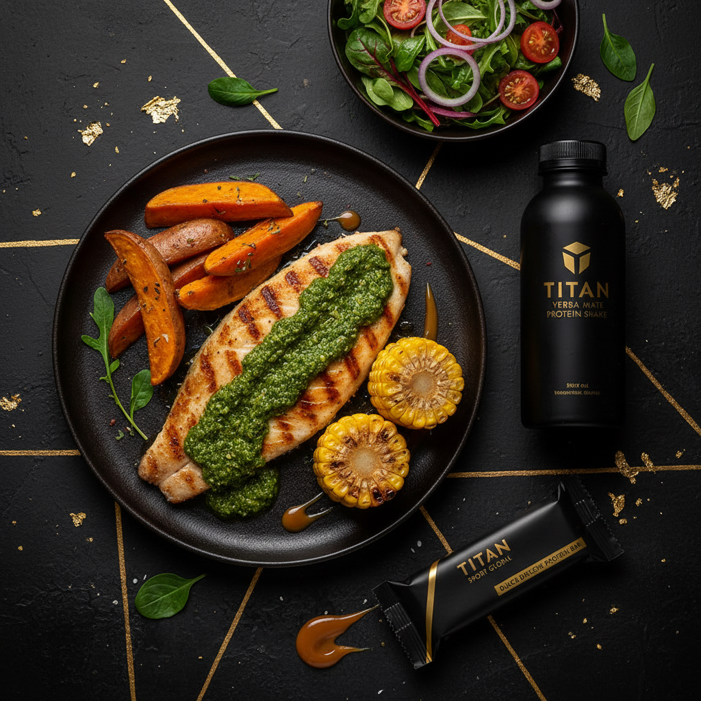 TITAN Crown Argentinian Grilled Mahi-Mahi high-protein fish weekly monthly meal plan bundle