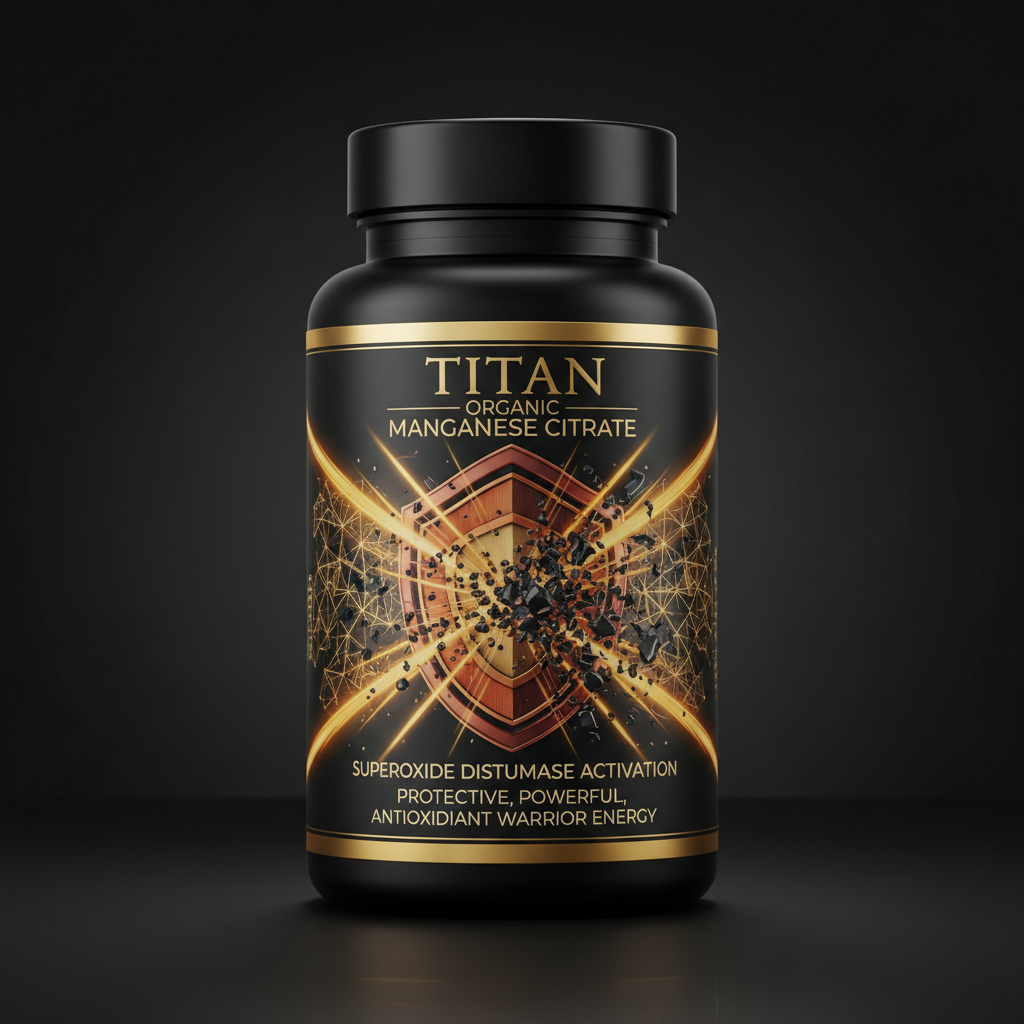 TITAN Organic Manganese Citrate - Bone & Antioxidant Support