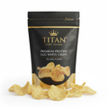 TITAN Crown Egg White Sea Salt Crisps — Crown Edition matte black pouch