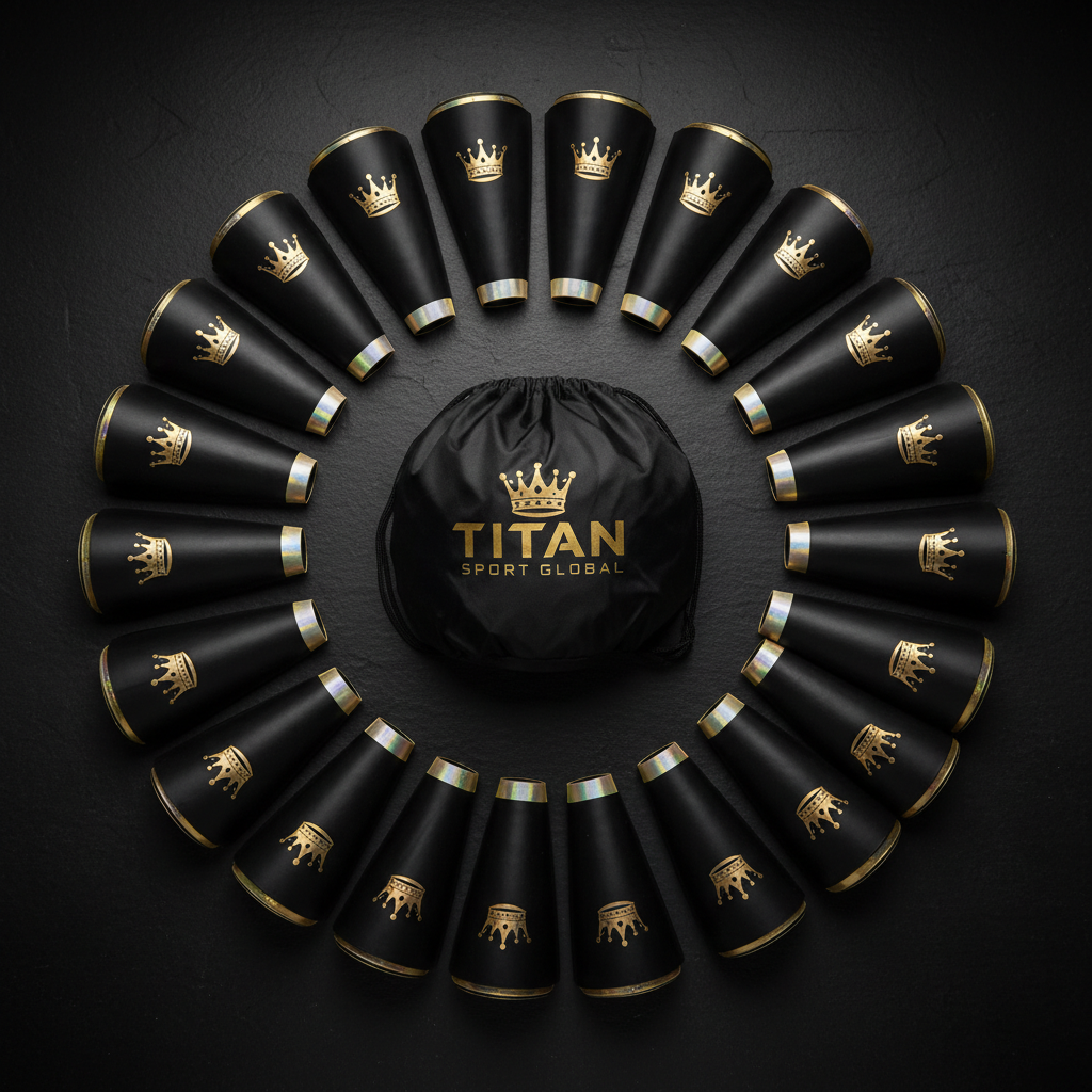 TITAN Soccer Agility Cone Set Crown Edition