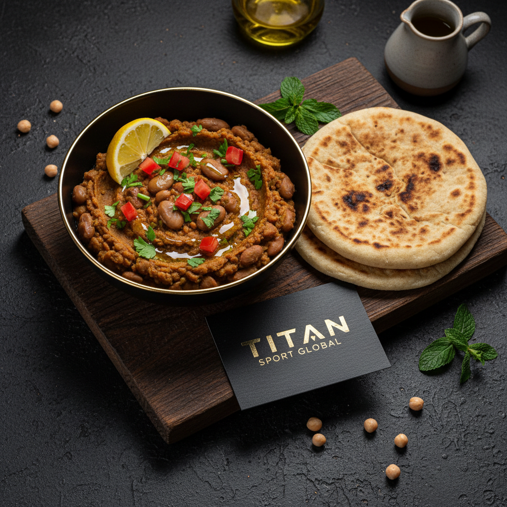 TITAN Lebanese Vegan Ful Medames Breakfast - High-Protein Meal Plan