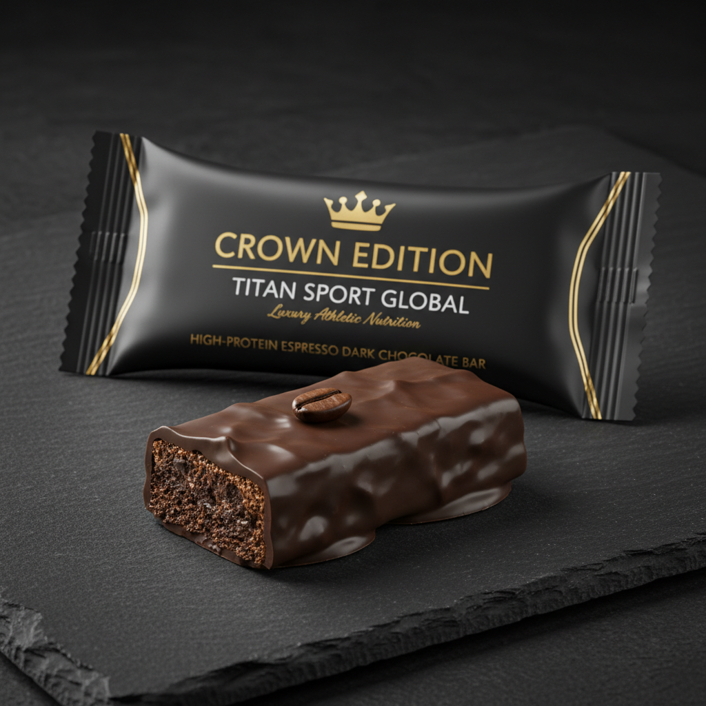 Crown Espresso Dark Chocolate Protein Bar — TITAN SPORT GLOBAL