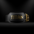 TITAN Lifting Belt - 4 Inch Leather Powerlifting Belt